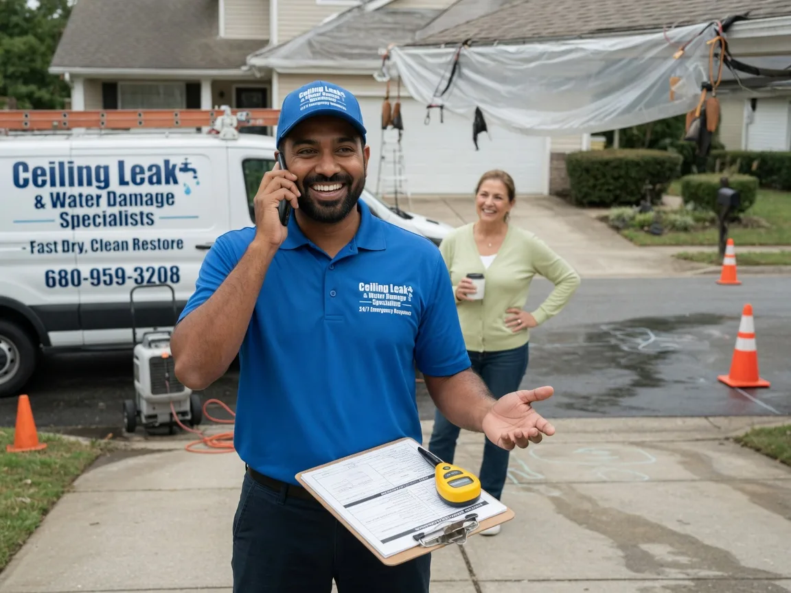 Ceiling Leak Cleanup Grapeland, TX FAQs